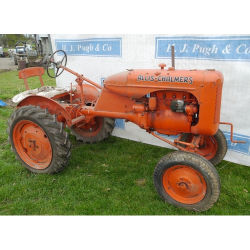 Allis Chalmers B tractor, runs and drives