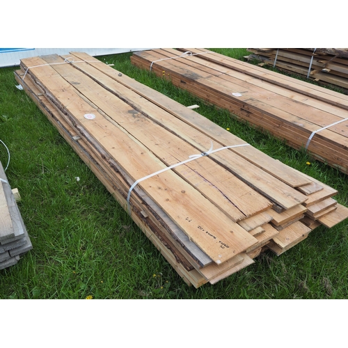 839 - Larch planks 3.6mx210 approx -40