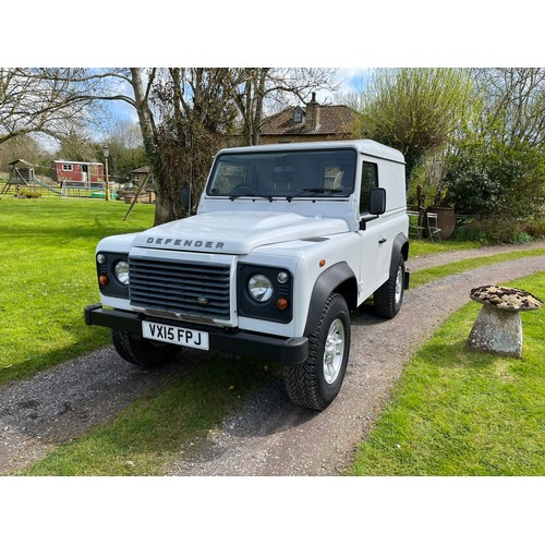 Land Rover Defender 90 Hard Top 2015
34,900 miles. Genuine Land Rover Boost Alloys. Electric windows. Electric central locking and alarm system, air conditioning, Genuine Land Rover rubber mats, load liner and spare wheel cover. Totally original. Condition can only be described as mint.  
Used only on tarmac at UK airfield for its whole life. Kept garaged and well maintained by MOD. First registered as private vehicle by current owner in 2021 on 2015 reg at 32,000 miles. Only done around 3000 miles with current owner. 1 registered owner, but previously owned by MOD as stated on V5.
MOT until May 2023. V5 present. Both sets of original keys.