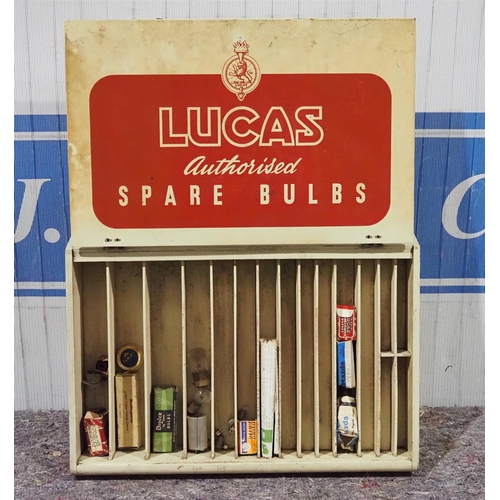 7 - Lucas spare bulb display cabinet