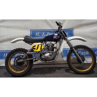 CCM dirt motorcycle. 1979. 410cc short stroke engine. Engine No. CB32905. Part of the Alec Dorrell private collection.