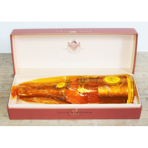 458 - Louis Roederer Cristol Rose Champagne, year 2000, 750ml, boxed.