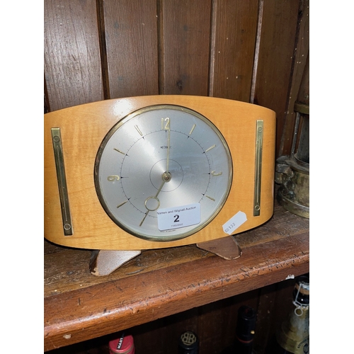 2 - A vintage Metamec clock.