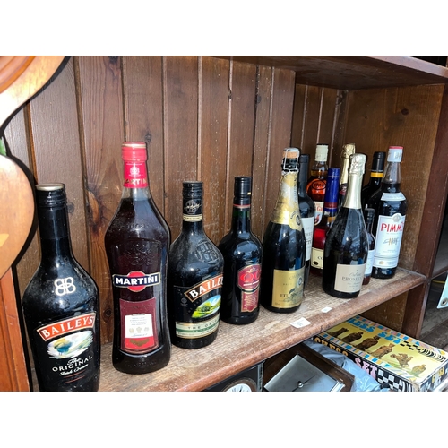 31 - Quantity of alcoholic beverages including cognac, Pimms, Baileys, Proseco, etc.