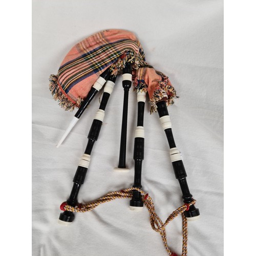 35 - A set of old bagpipes.