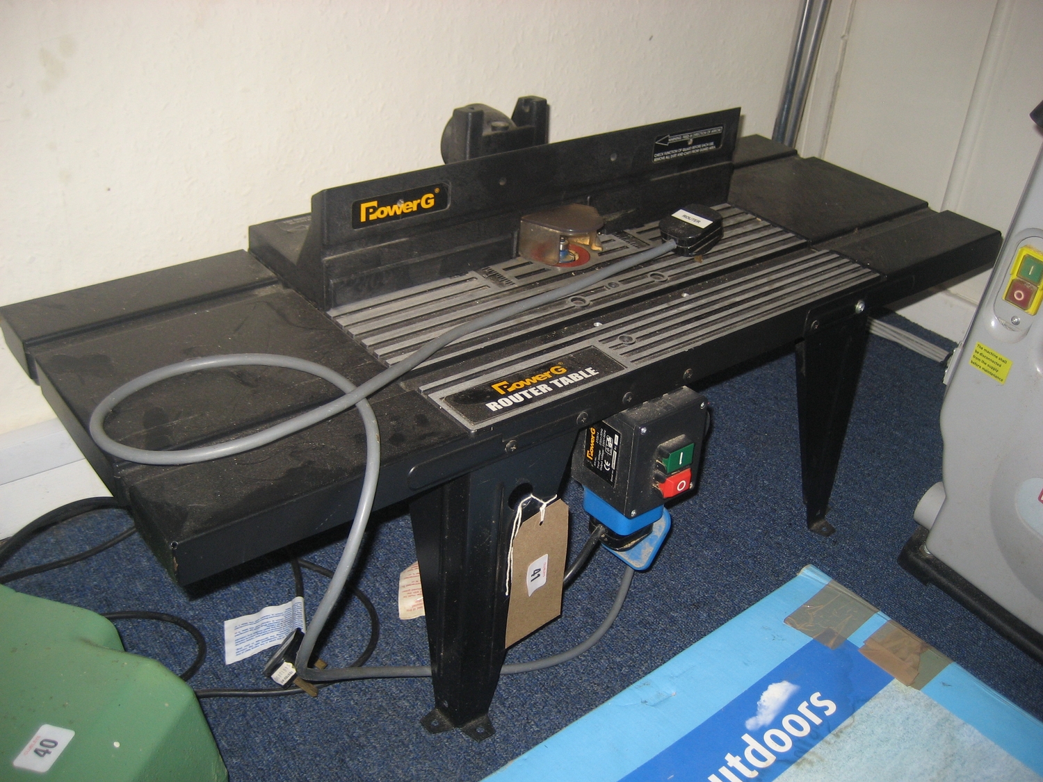 A POWER G ROUTER TABLE (DECEASED ESTATE).