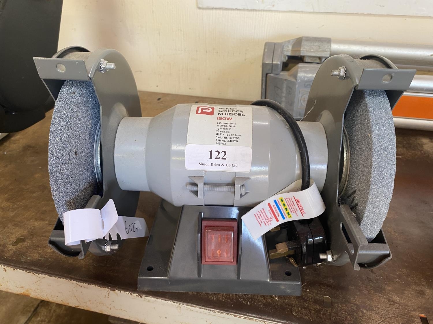 A Performance Power 150 watt bench grinder