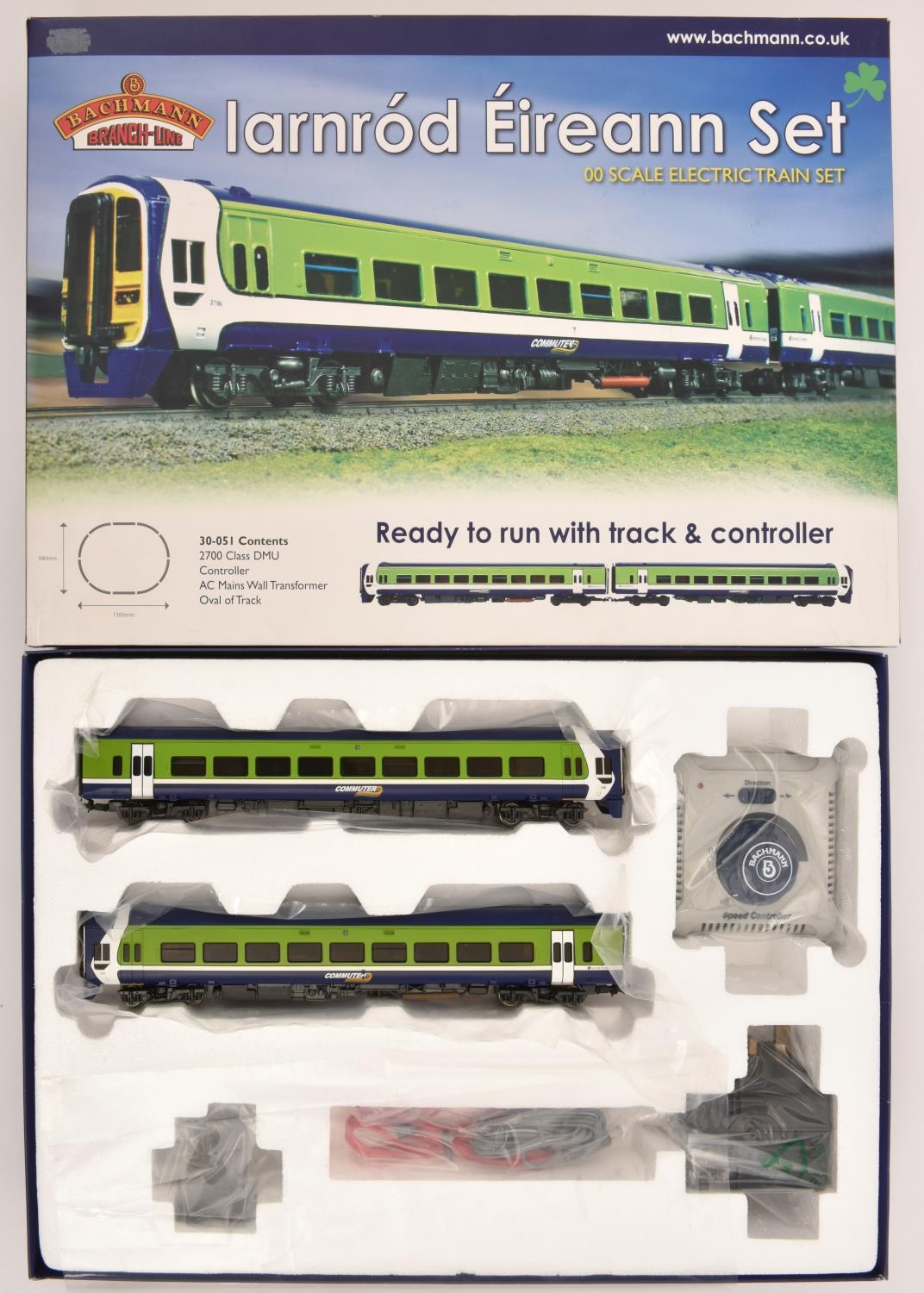 bachmann irish railway train set