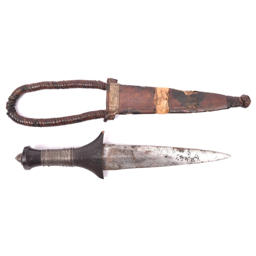 A Sudanese arm dagger, plain blade 6