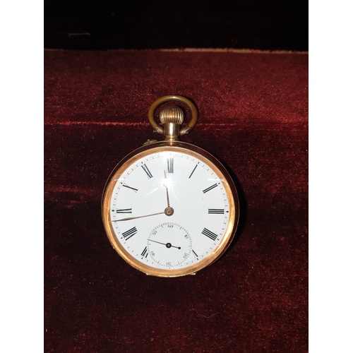 262 - 14k Gold Cuive pocket watch