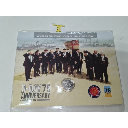 76 - d day 75th £2 tower mint