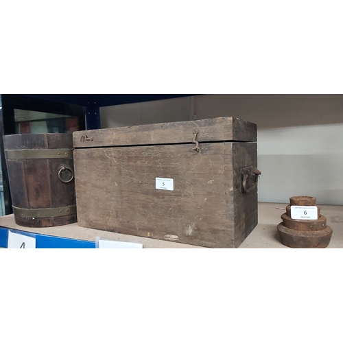 5 - vintage wood box