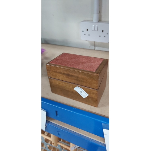 8 - small wooden box