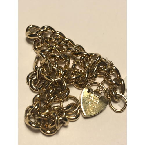 9ct-gold-bracelet-with-safety-chain-heart-padlock-stamped-asj-375