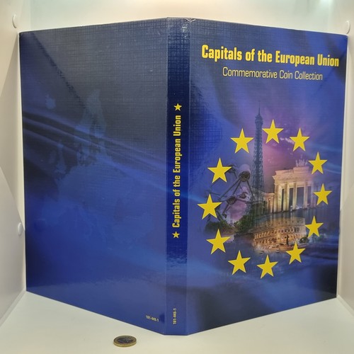 513 - A commemorative coin collection, of the capitals of the European Union. Including all 28 capitals, l... 