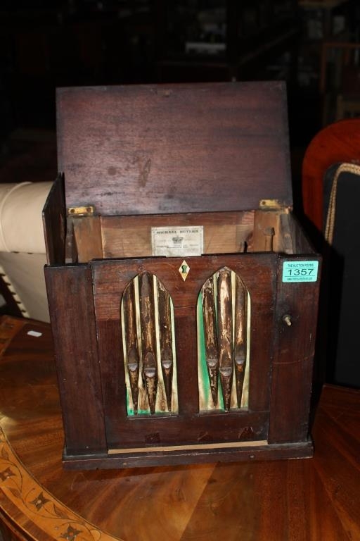 19th Century Music Box - very unusual - needs attention