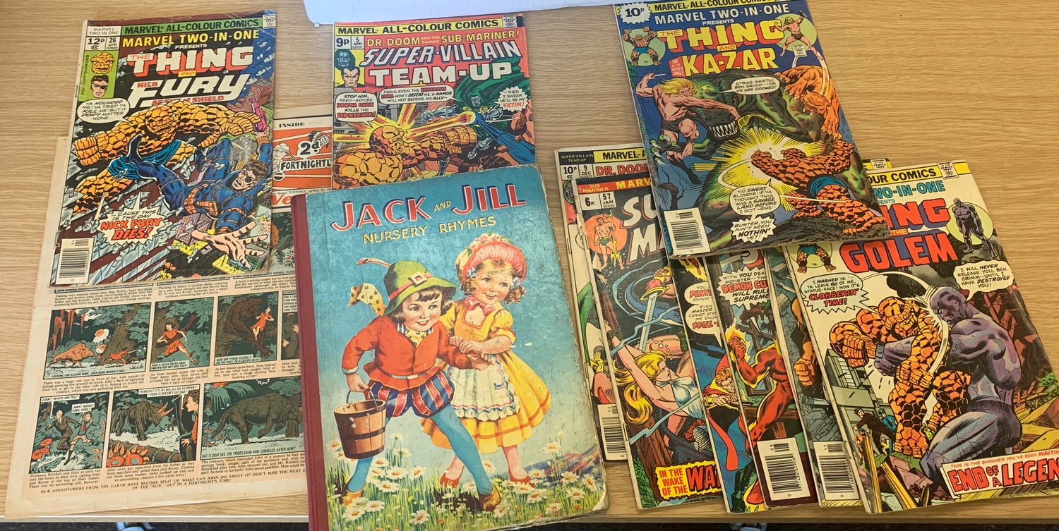 Selection of comics etc