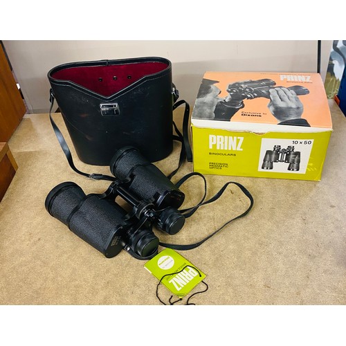 29 - Pair of Prinz de luxe binoculars in original case and box