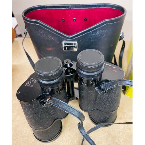 29 - Pair of Prinz de luxe binoculars in original case and box
