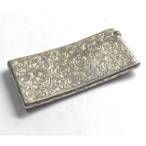 2 - Antique silver card case
