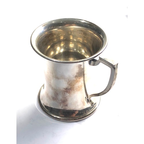 5 - Vintage silver christening mug 96g Birmingham silver hallmarks