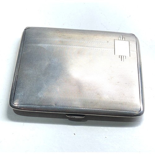 53 - Silver cigarette case weight 102g