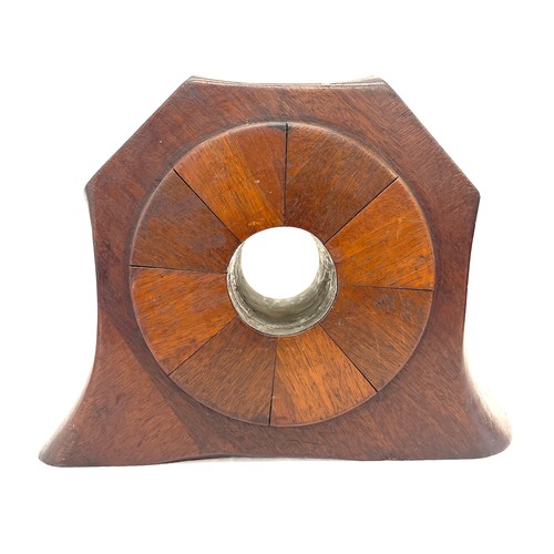 21 - Wooden propellor centre section, approximate measurements: 8 x 12 inches