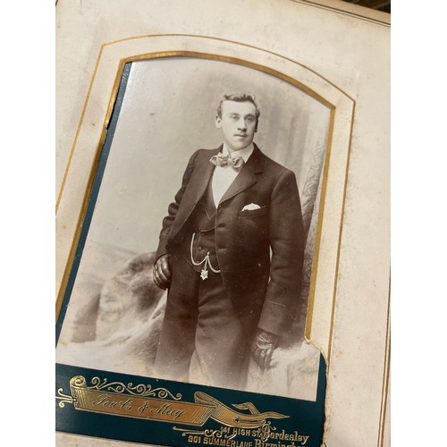 11 - 2 Victorian photo album with full contents