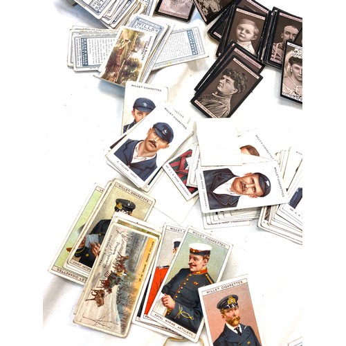 55 - Large selection of vintage cigarette cards, includes John Players and Wills