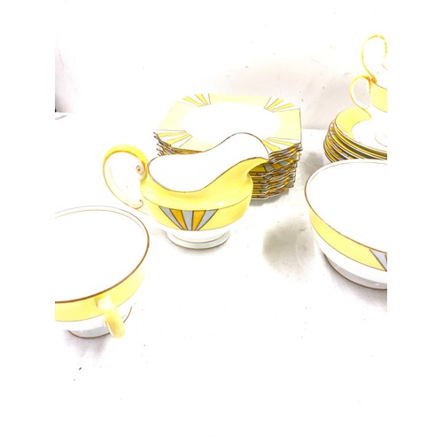 45 - Art Deco Sunray Aynsley china tea service