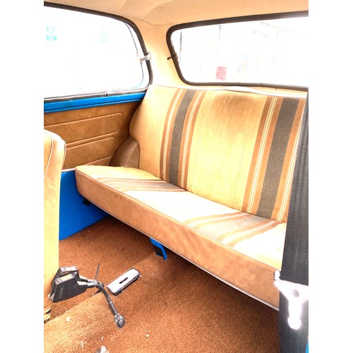 99A - 1979 Vintage Mini 1000 saloon, approximate mileage: 56,098, working order, original parts, British M... 