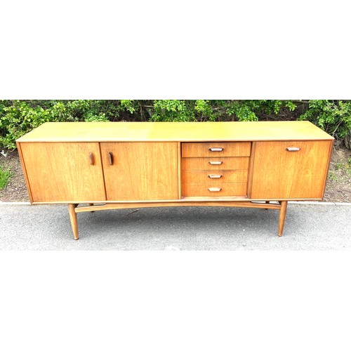 474 - 1960's G Plan teak long sideboard, E.gomme, overall good condition, approximate measurements: Height... 