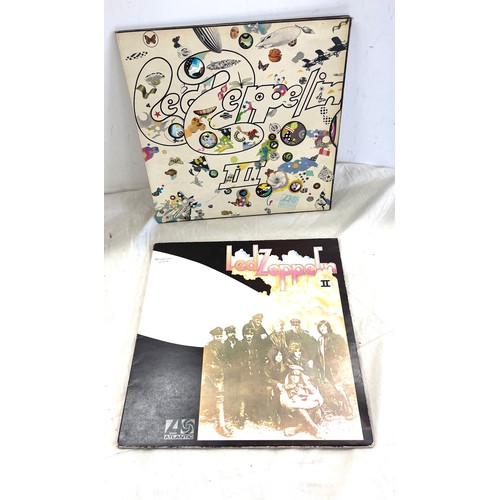 114 - 2 Led Zeppelin LP's to include Atlantic 2 and 3