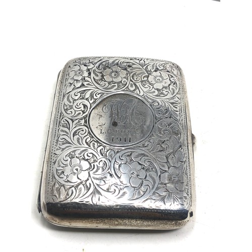38 - Antique silver cigarette case