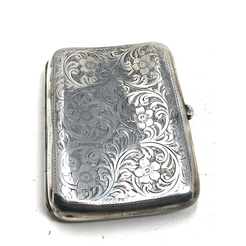 38 - Antique silver cigarette case