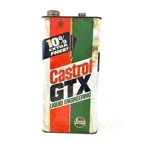 4 - Vintage Castrol GTX oil can