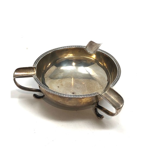 32 - Vintage silver cigarette ashtray  weight 68g
