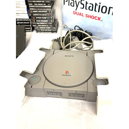 270 - Playstation 1 and 2 Dual shock consoles with games, both untested