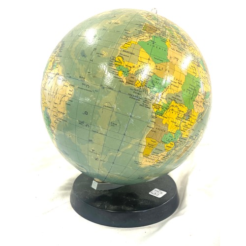 8 - Small vintage world globe measures 26cm tall