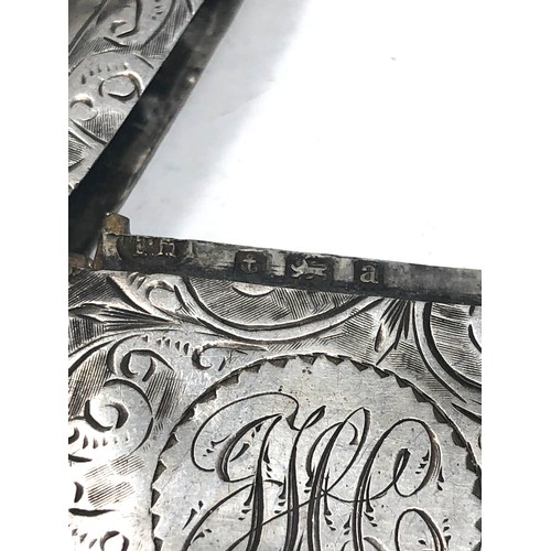522 - 3 antique vesta cases includes silver & advertising