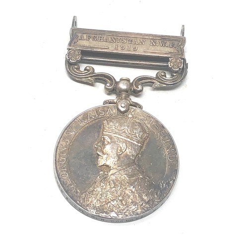 514 - G.V Indian general service medal afghanistan n.w.f 1919 named to 176868 cpl g.h.cormode m.g.c