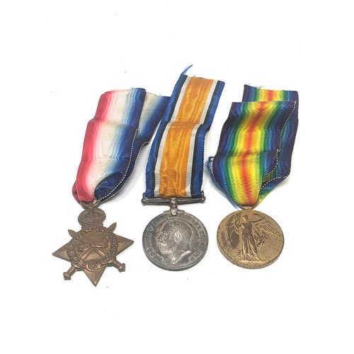 511 - ww1 trio of medals to 63666 bmbr cpl e aldous r.f.a-r.a