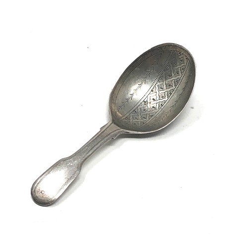 4 - Antique georgian silver tea caddy spoon