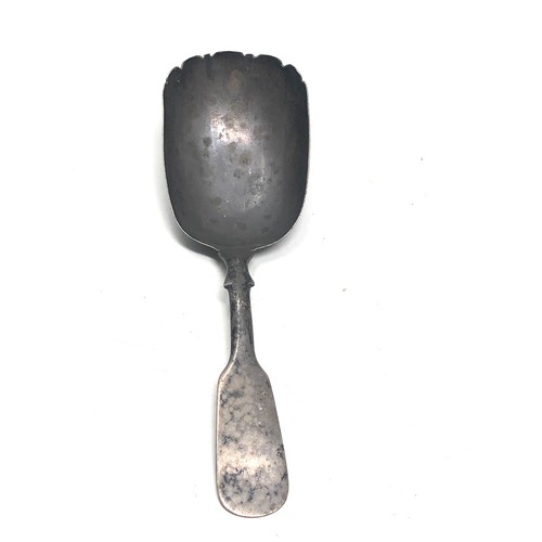 5 - Antique georgian silver tea caddy spoon