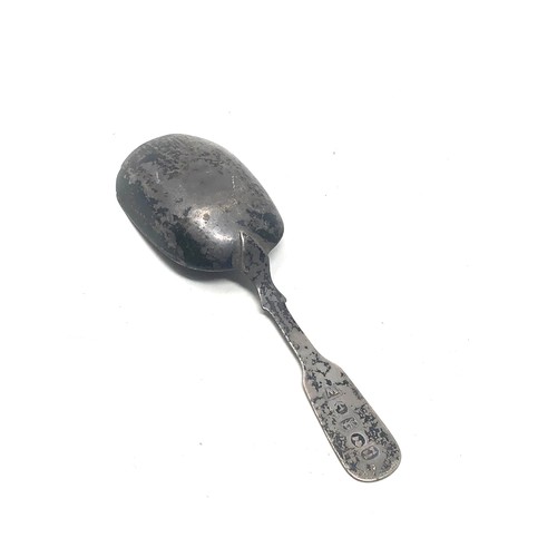 5 - Antique georgian silver tea caddy spoon