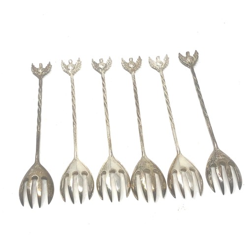 18 - continental 800 silver pickle forks