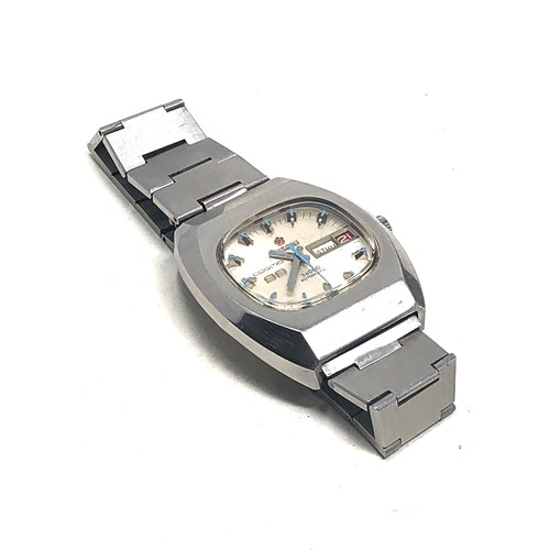 481 - Gents Vintage 1970's Swiss TITONI COSMO 99 ROTOMATIC 36000 Day/Date Wristwatch the watch is ticking ... 