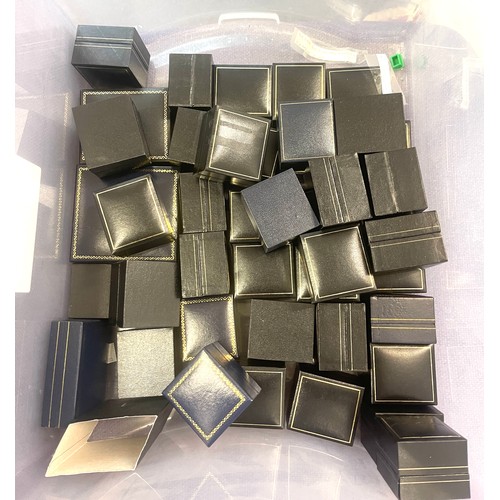 Large selection of empty jewellery boxes