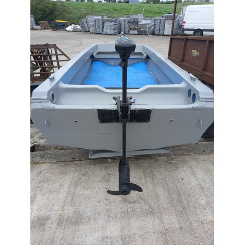 4 - BOAT TRAILER & ELECTRIC OUTBOARD