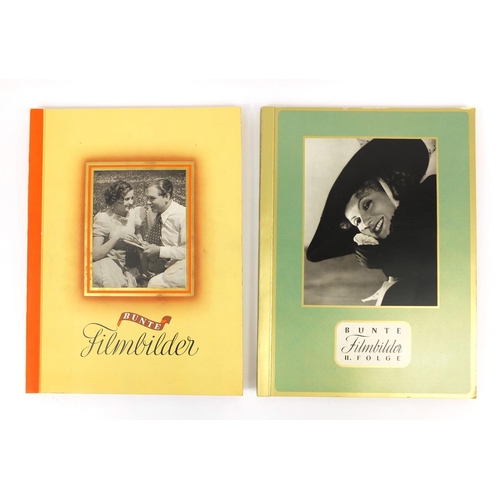 Two albums of Bunte Filmbilder film star - auctions & price archive